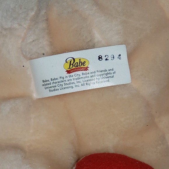 Babe And Friends Plush with Mice Blockbuster Exclusive Toy Talking Tested Works - Picture 8 of 13